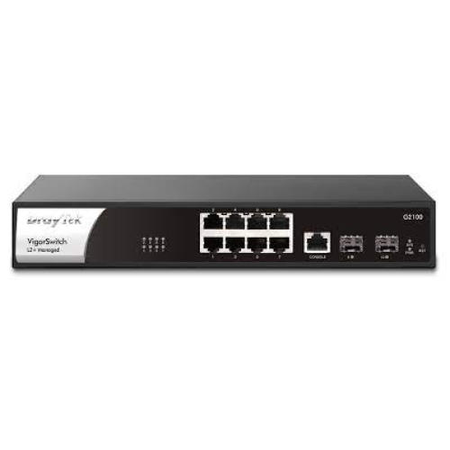  Switch 10 cổng DrayTek VigorSwitch G2100 Layer 2+ Managed Gigabit